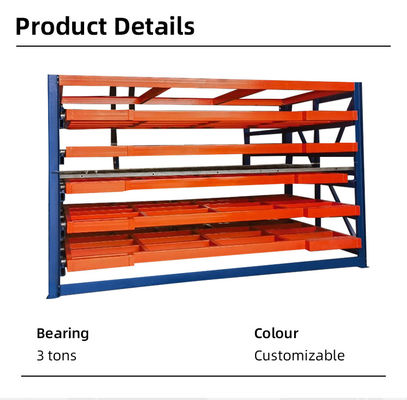 Sáu lớp hệ thống lưu trữ nhà kho thủ công giá đỡ pallet tổ chức Trọng lượng 20000Kg