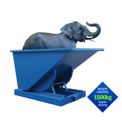 Thùng tái chế xe nâng ngoài trời với xử lý chất thải